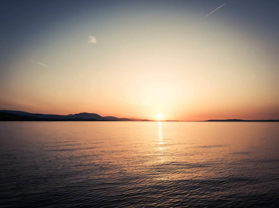 Couché de Soleil Lac de Neuchâtel