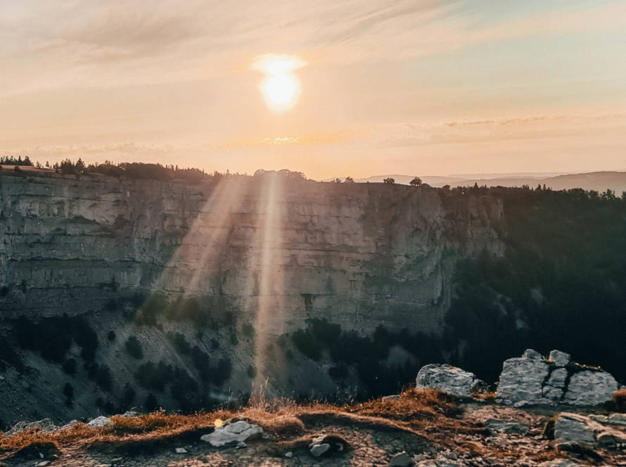 Coucher de soleil Creux du Van